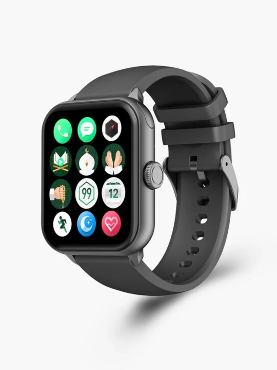Умные часы Qwatch S6 от iQIBLA с измерением пульса, шагов и стильным дизайном для спорта