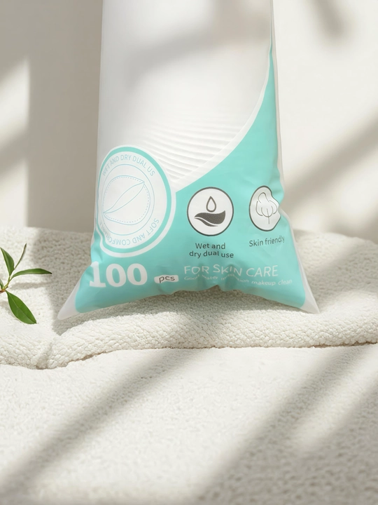 Ватные диски из хлопка Organic, круглые, 100 штук