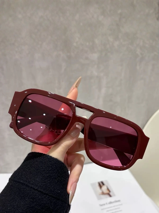 Квадратные черные солнцезащитные очки унисекс UV