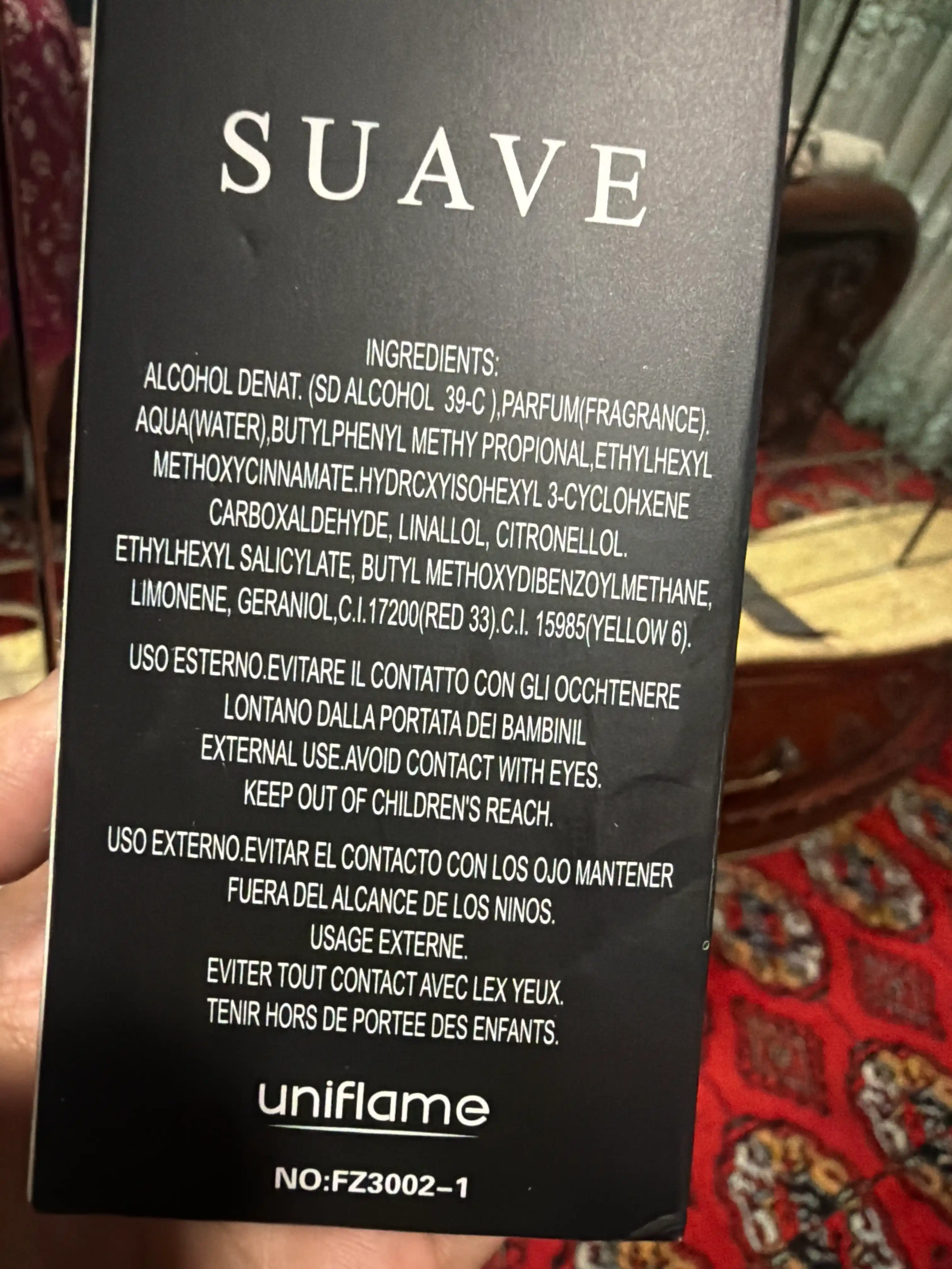 Парфюмерная вода для мужчин SUAVE, 50 мл