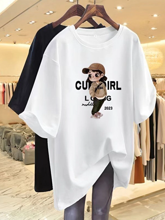 OVERSIZE футболка для женщин и девушек