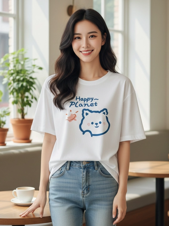 OVERSIZE футболка для женщин и девушек