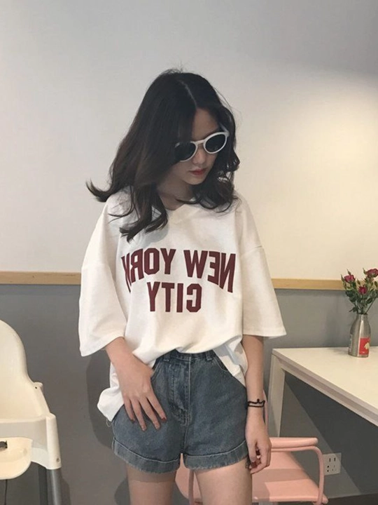 OVERSIZE футболка для женщин и девушек