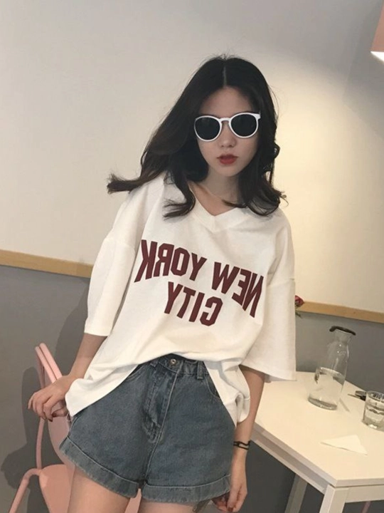 OVERSIZE футболка для женщин и девушек