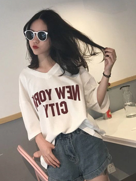 OVERSIZE футболка для женщин и девушек