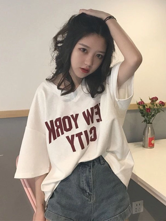 OVERSIZE футболка для женщин и девушек