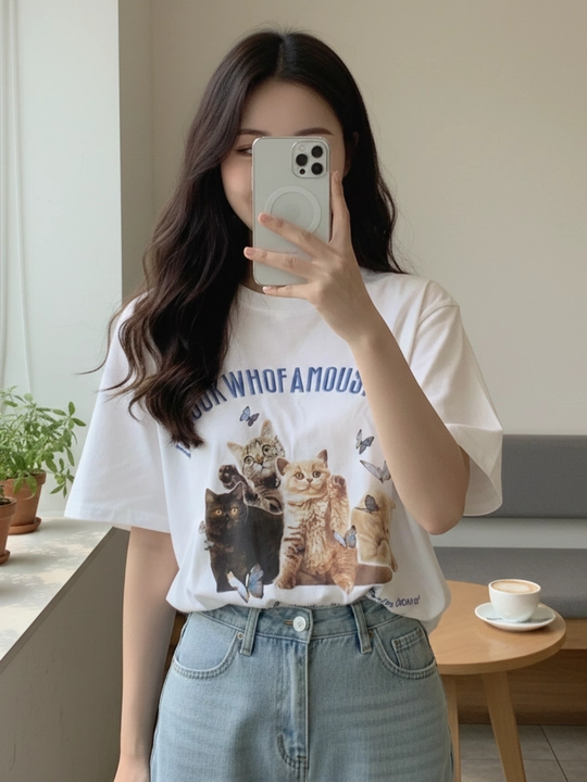 OVERSIZE футболка для женщин и девушек