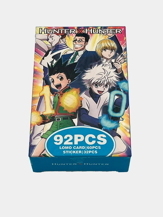 Lomo карты Аниме 60 шт + 32 стикера Genshin, One Piece, Jujutsu, Pokémon и др