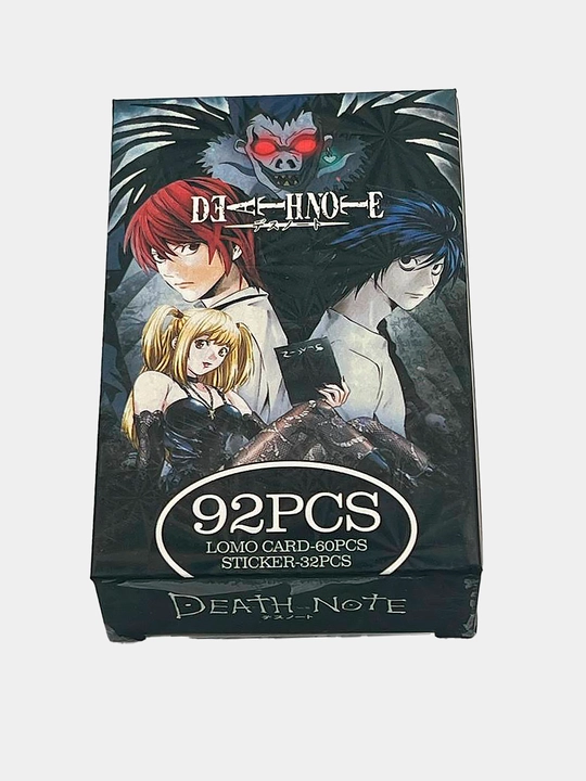 Lomo карты Аниме 60 шт + 32 стикера Genshin, One Piece, Jujutsu, Pokémon и др
