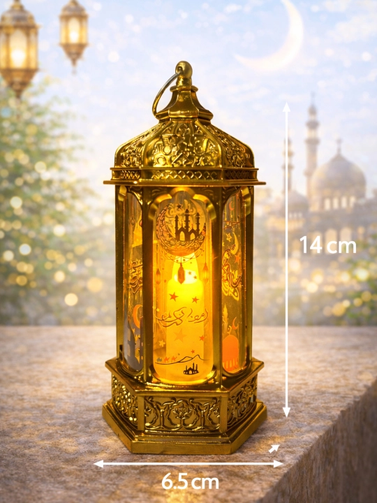 Ramazon bayrami bezagi, batareya chirog‘i, shamlar uchun, tungi chiroq, chiroq - 