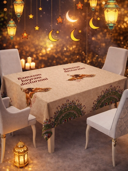 Ramazon dasturxoni, 140×180 sm - zamonaviy dizayn - 
