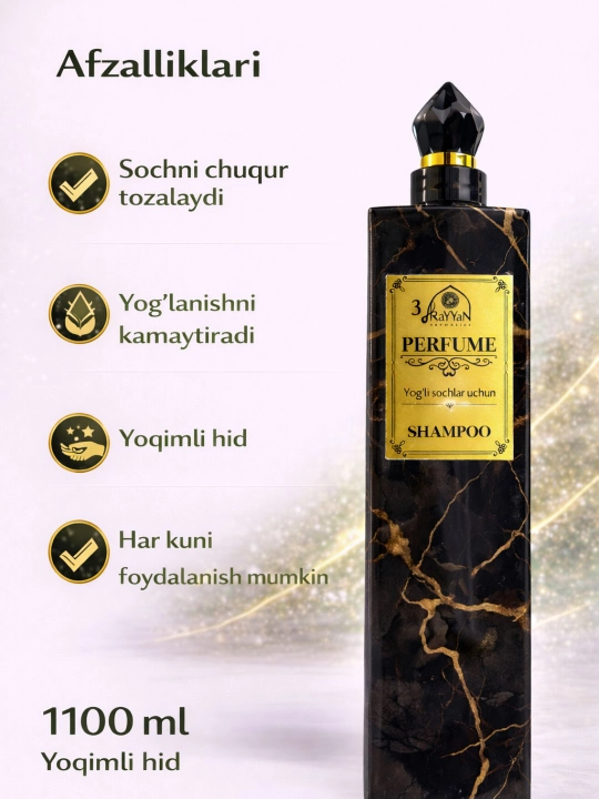 Shampun Rayyan Perfume, 1100 ml
