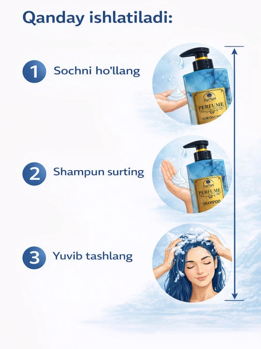 Шампунь Rayyan Perfume, 1100 мл