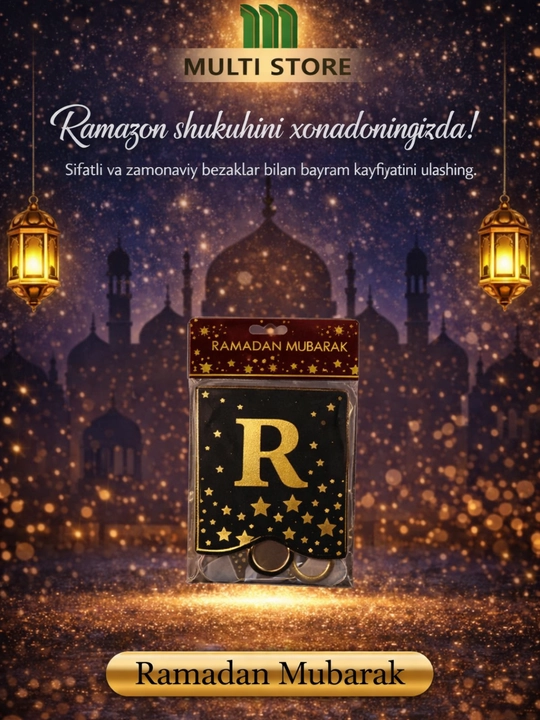 Ramazon oyida qog'oz gulchambar - 