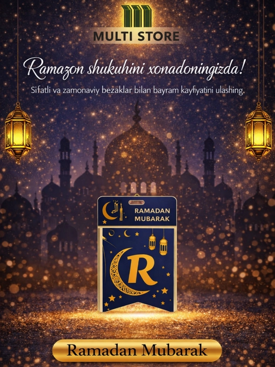 Ramazon oyida qog'oz gulchambar - 