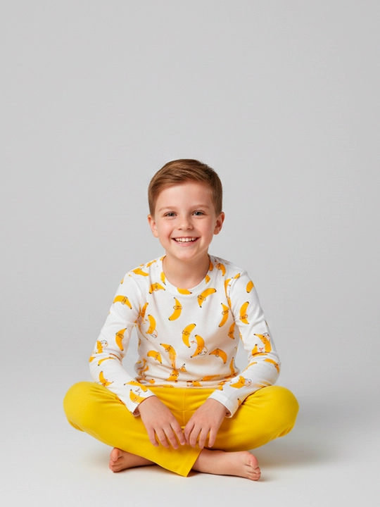 Ogil bolalar va qizlar, uchun yosh bolalar uchun Yangi yilga pijama NEO, paxta
