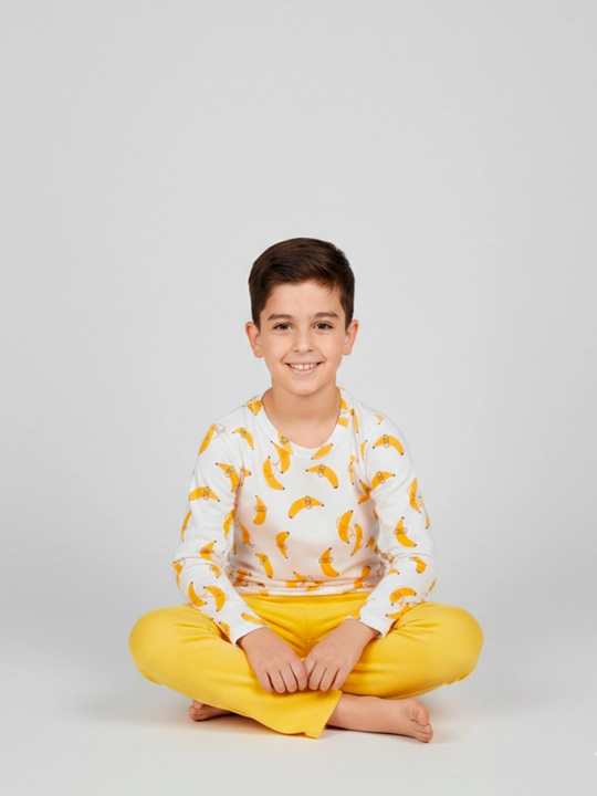 Ogil bolalar va qizlar, uchun yosh bolalar uchun Yangi yilga pijama NEO, paxta