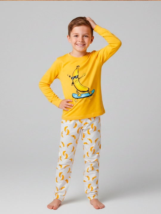 Ogil bolalar va qizlar, uchun yosh bolalar uchun Yangi yilga pijama NEO, paxta