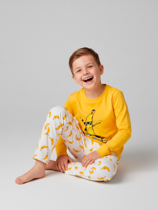 Ogil bolalar va qizlar, uchun yosh bolalar uchun Yangi yilga pijama NEO, paxta