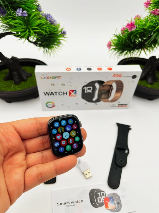 Smart Watch Ultra и Smart Watch 10, наушники Pods 2, ремешки 8–10 штук