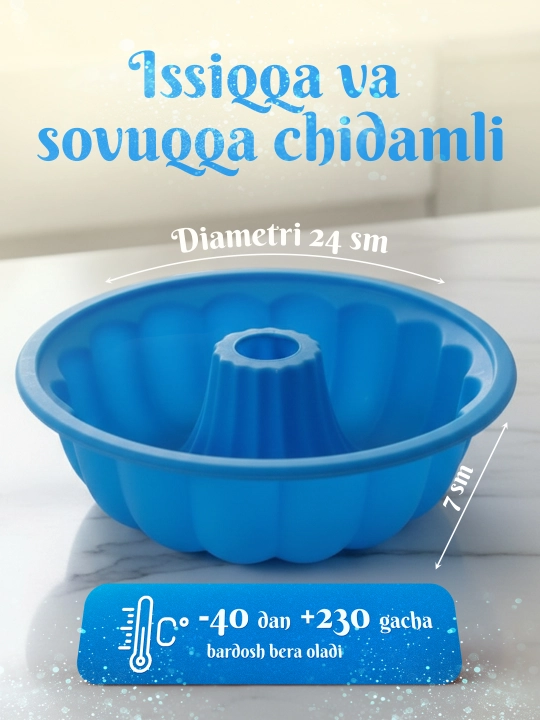Tort, keks va pishiriqlar uchun sifatli silikon qolip