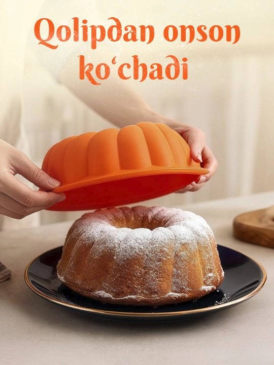 Tort, keks va pishiriqlar uchun sifatli silikon qolip