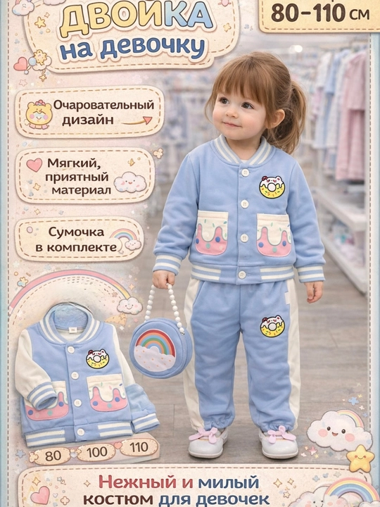 Спортивный костюм для девочки - 
