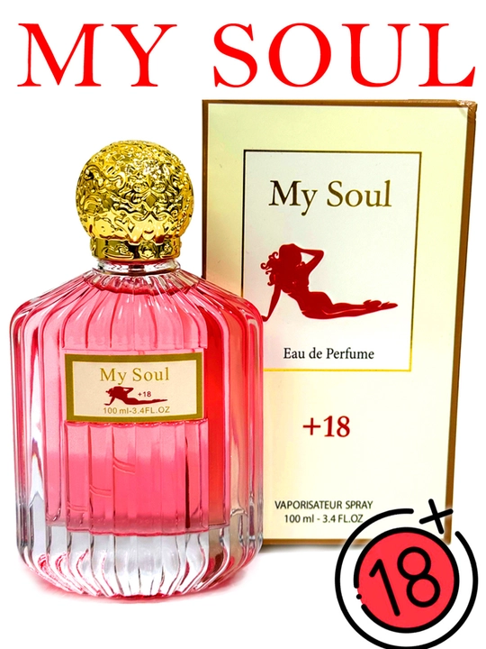 Atir My Soul parfyumlangan suvi, 100 ml - ayollar uchun, romantik va jozibali ifor +18 - 