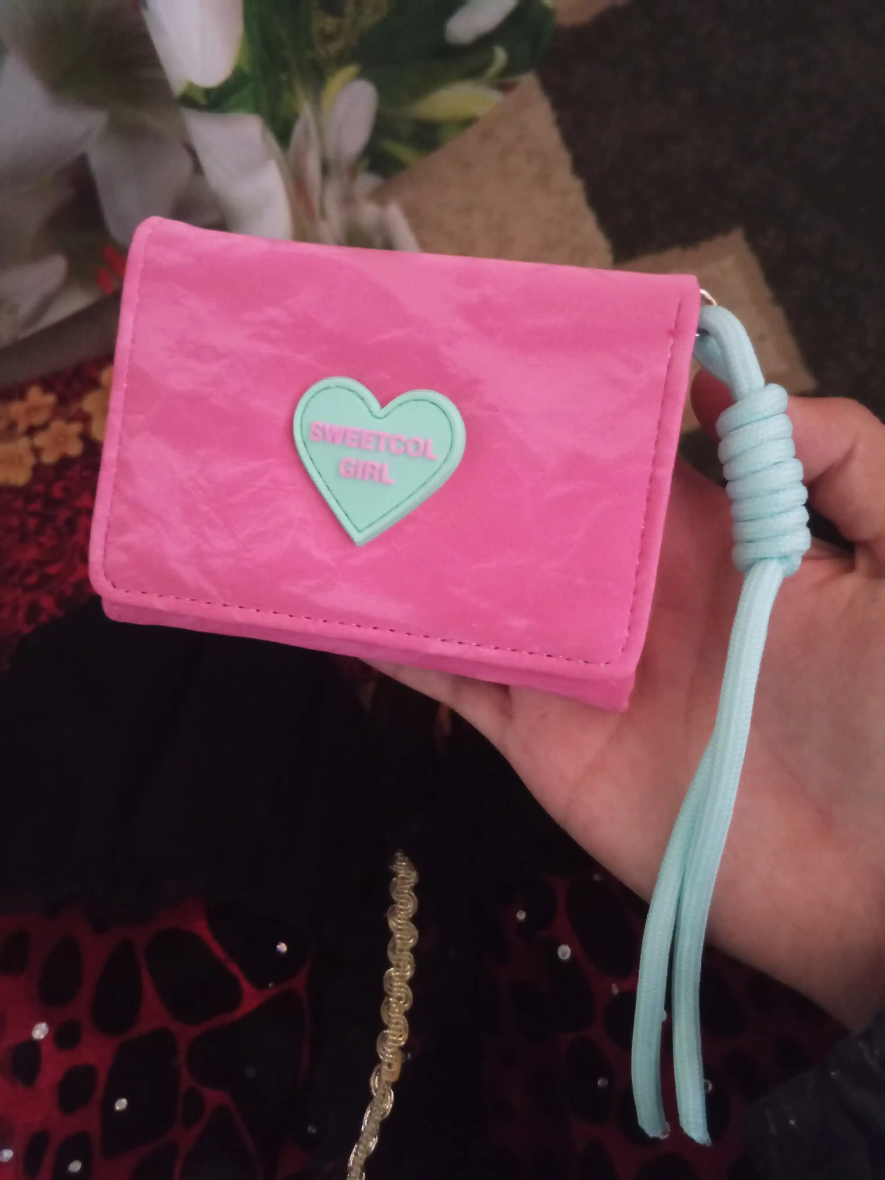 Компактный кошелек для женщин и девочек, cardholder