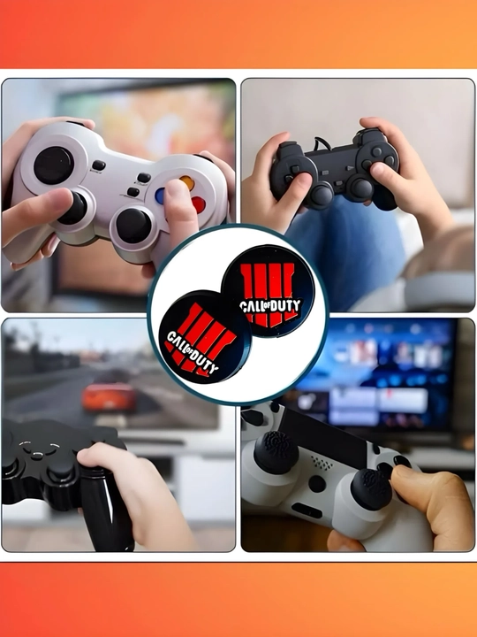 PS3, PS4, PS5, Xbox, Nintendo geympadlari uchun 2 ta bosma stik qoplamalari