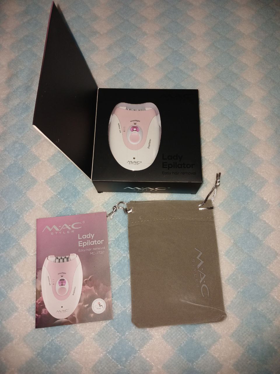 Simsiz epilyator M.A.C. Styler, ayollar uchun professional depilyator