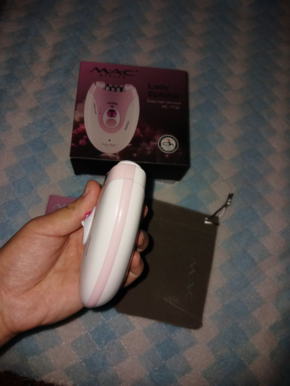 Simsiz epilyator M.A.C. Styler, ayollar uchun professional depilyator