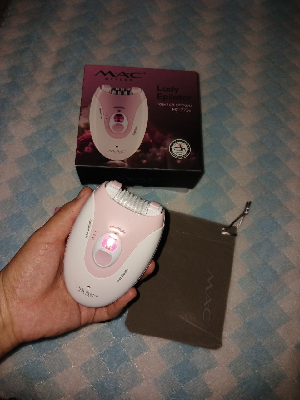 Simsiz epilyator M.A.C. Styler, ayollar uchun professional depilyator