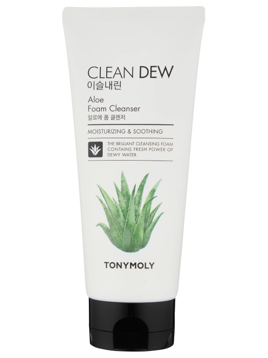 Пенка для умывания Tony Moly, Clean Dew Foam Cleanser, 180 мл