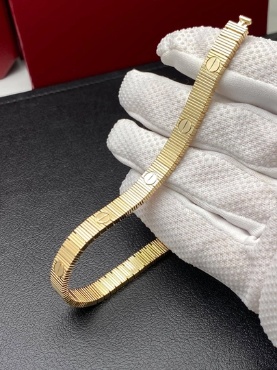 Женский браслет с кольцом Cartier Love, Cartier Clash, Cartier Nail, Bvlgari, Vanclef — FSNLADY-CARTIER-БЕЖЕВ-16