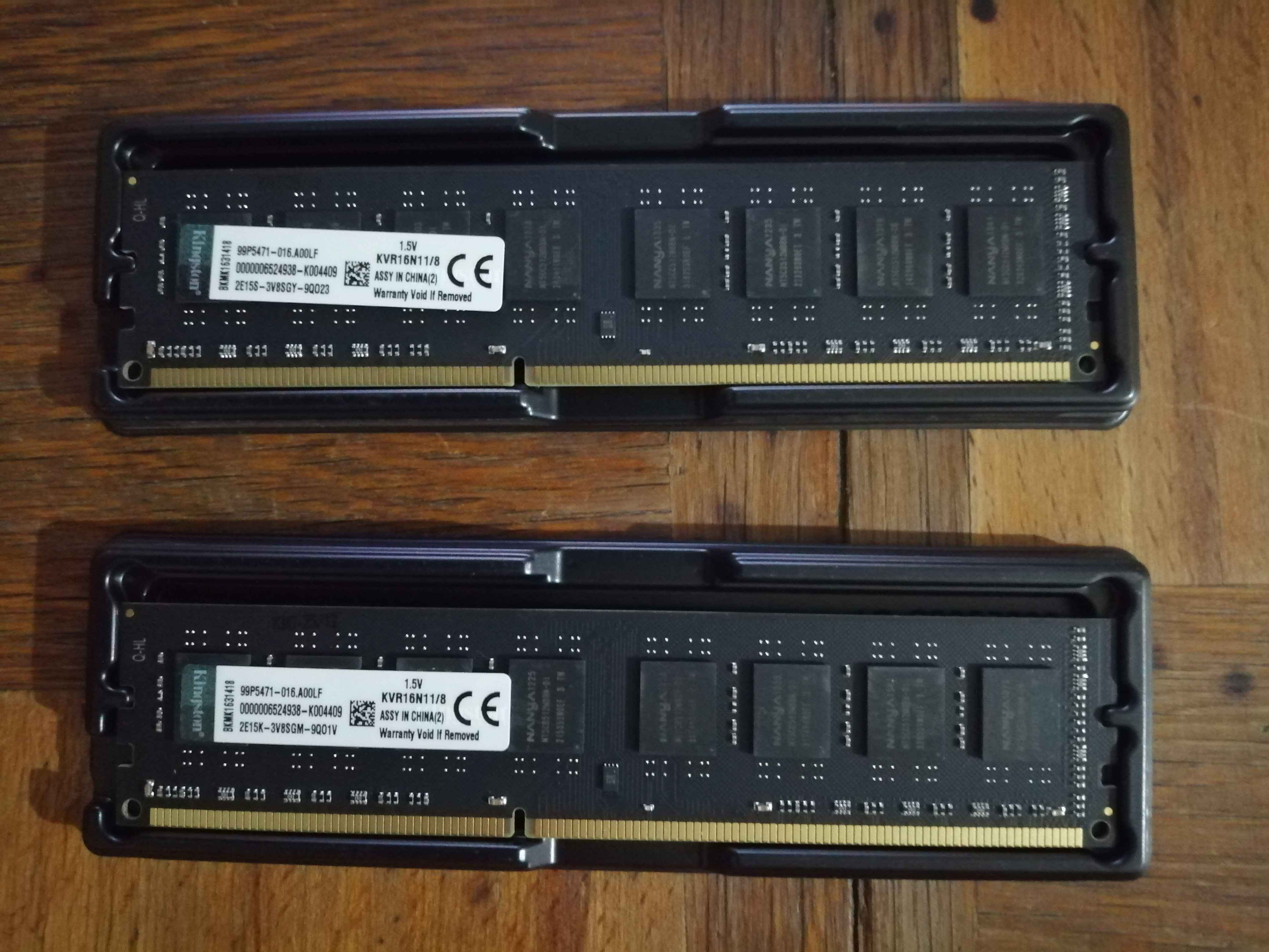 Оперативная память Kingston DDR3 1600 MHz, 8 ГБ, черный цвет