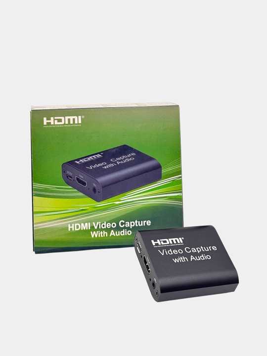 Oqimli uzatish uchun audio kirish/chiqishli USB HDMI o'yin yozib olish adapteri