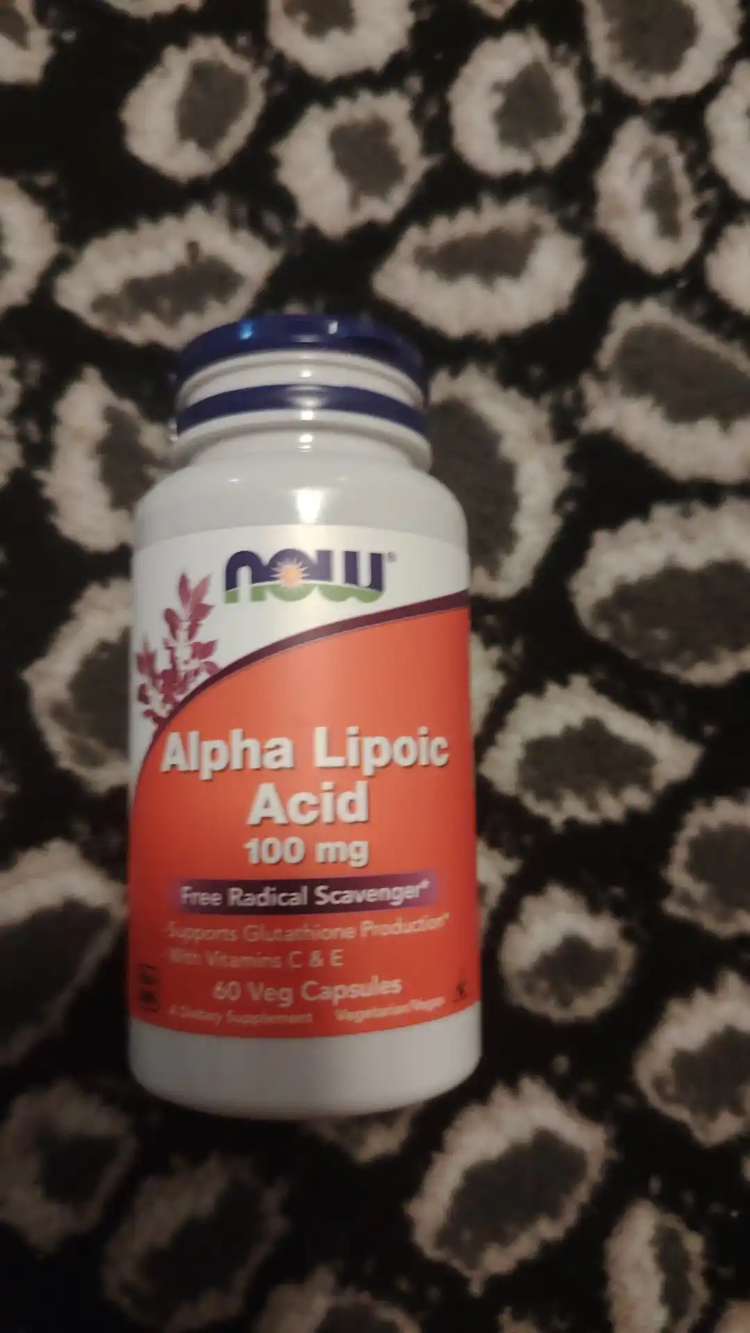 NOW Foods, Alfa lipolik kislota, 100 mg, 60 ta kapsula