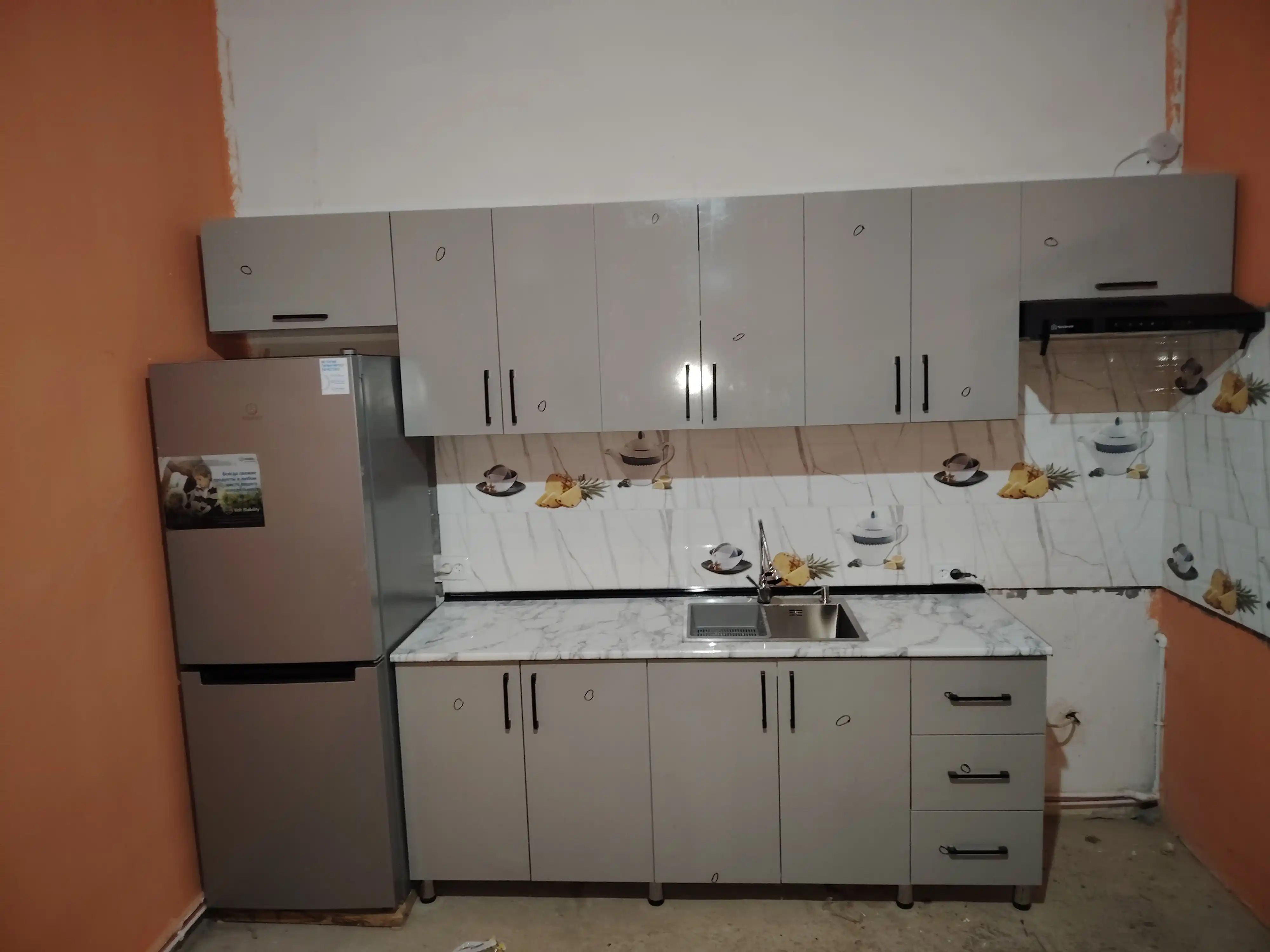 Кухонная мойка в стиле Хай-Тек, 55 x 45 - 20 см / 5545-1FYW