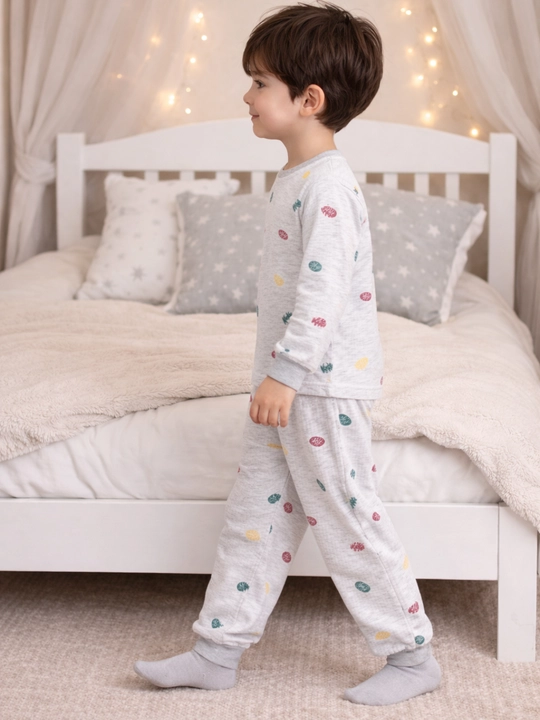 Pijamalar qizlar va ogil bolalar uchun bahor va yoz uchun yubqa xb pijama