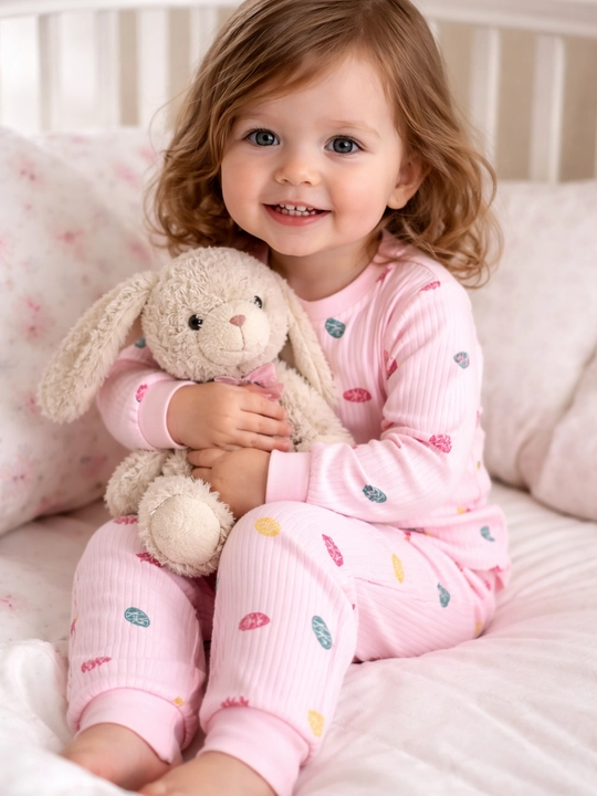 Pijamalar qizlar va ogil bolalar uchun bahor va yoz uchun yubqa xb pijama - 