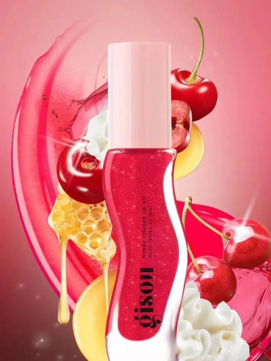 Gisou Honey – Lab uchun blesk, namlantiruvchi moy, 8ml