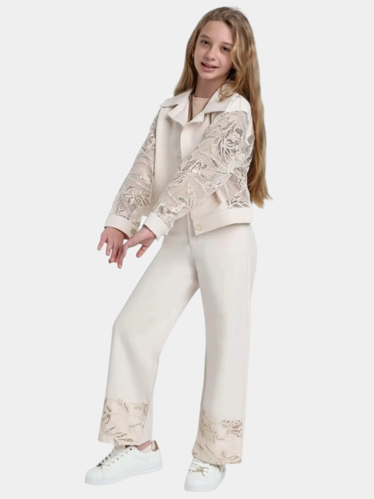 Qizlar uchun uchlik, Blazer, shim, uzun bo'yli, Turkiya, Eskabel, 128,140-164 - 