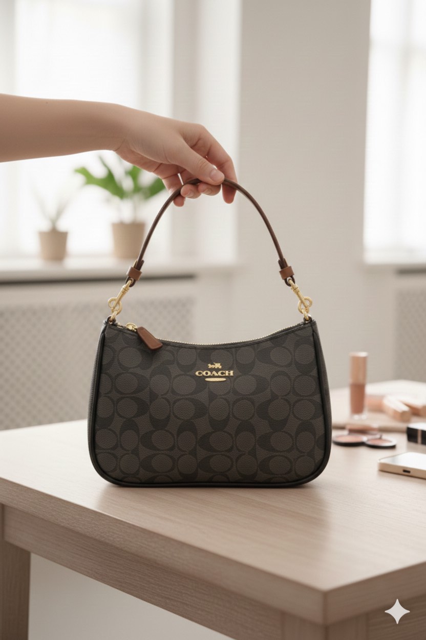Женская сумка в стиле Coach кросс-боди, удобная сумка через плечо на каждый день