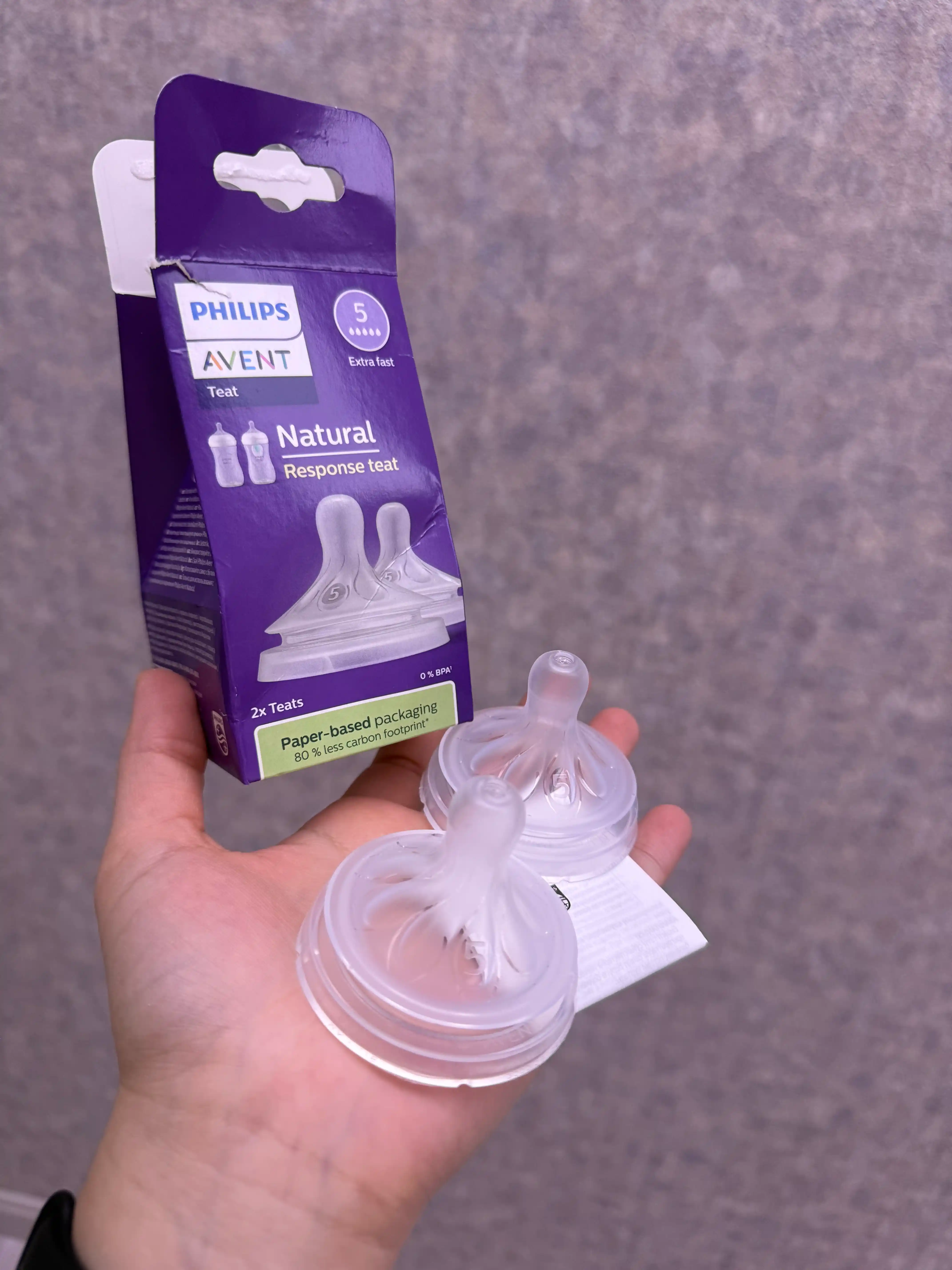 Соска Philips Avent Natural Response, 6+ месяцев, быстрый поток, 2 шт