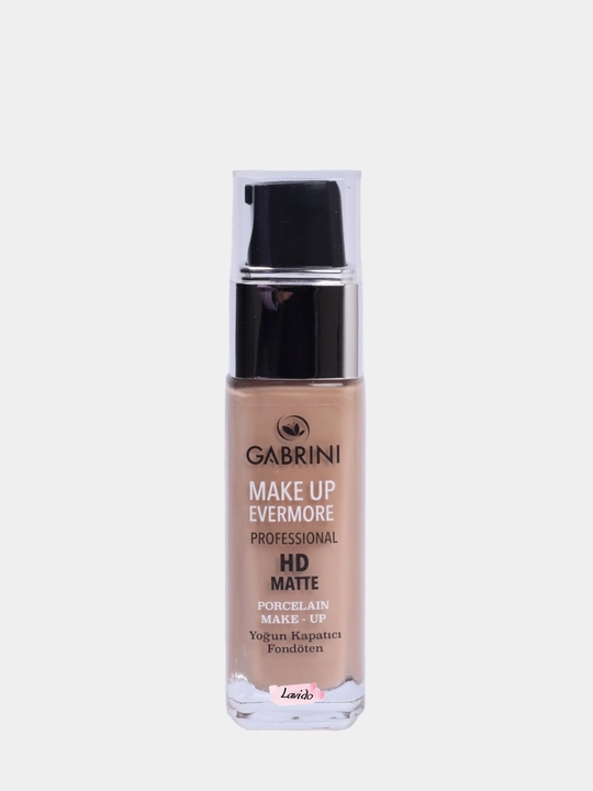 Gabrini Tonal kremi, HD Matte Make Up Evermore, xira, 30 ml