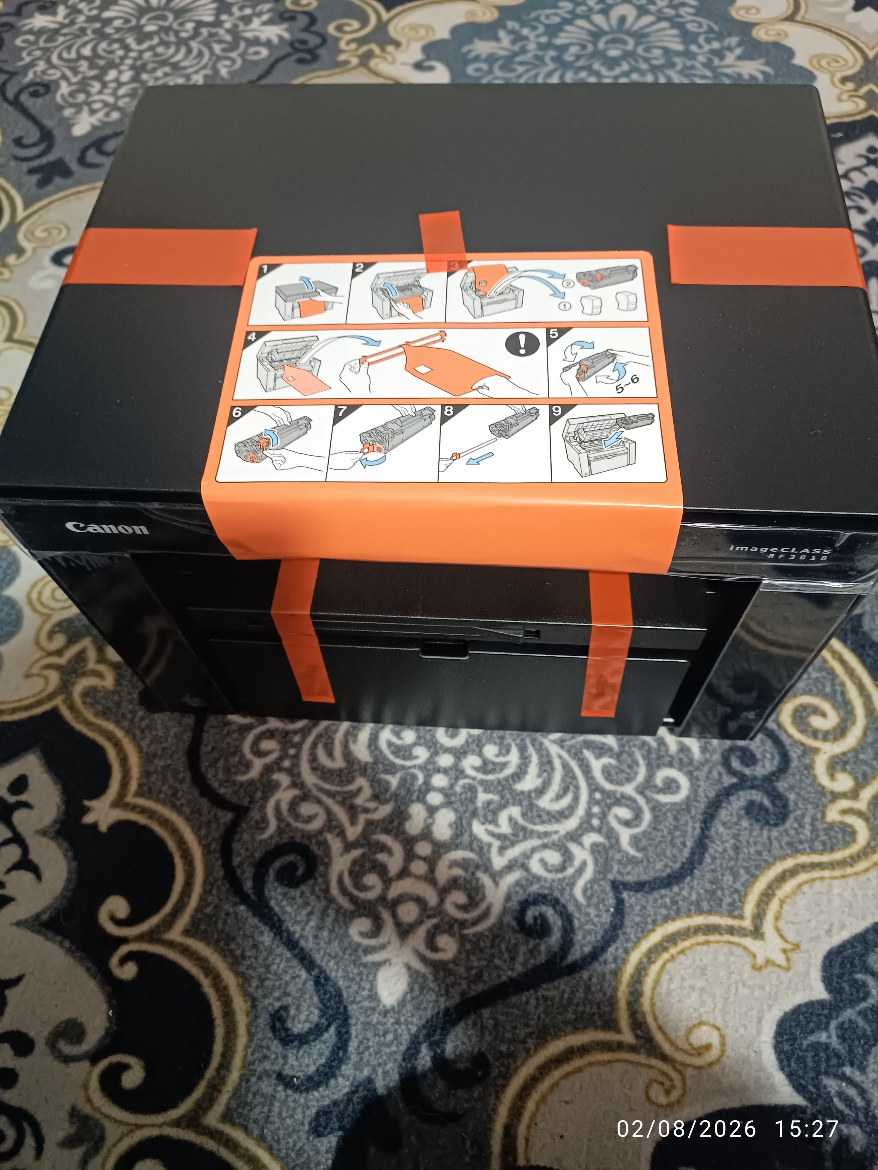 Ko'p funksiyali lazerli printer Canon MF3010, 3 tasi 1 da printer, kserokopiya, skaner