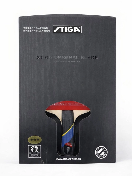 Aniq va kuchli stol tennisi o‘yini uchun 3 yulduzli Stiga Origina Blade raketkasi