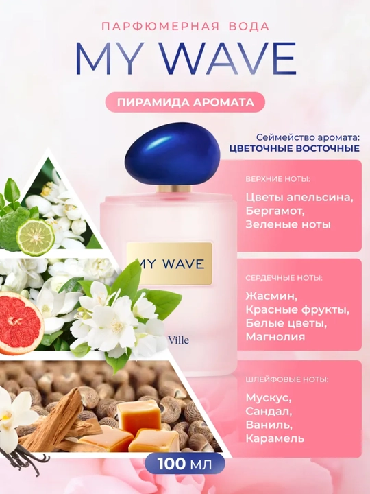 Парфюмерная вода для женщин La Vie "My Wave", 100 мл, Dilis