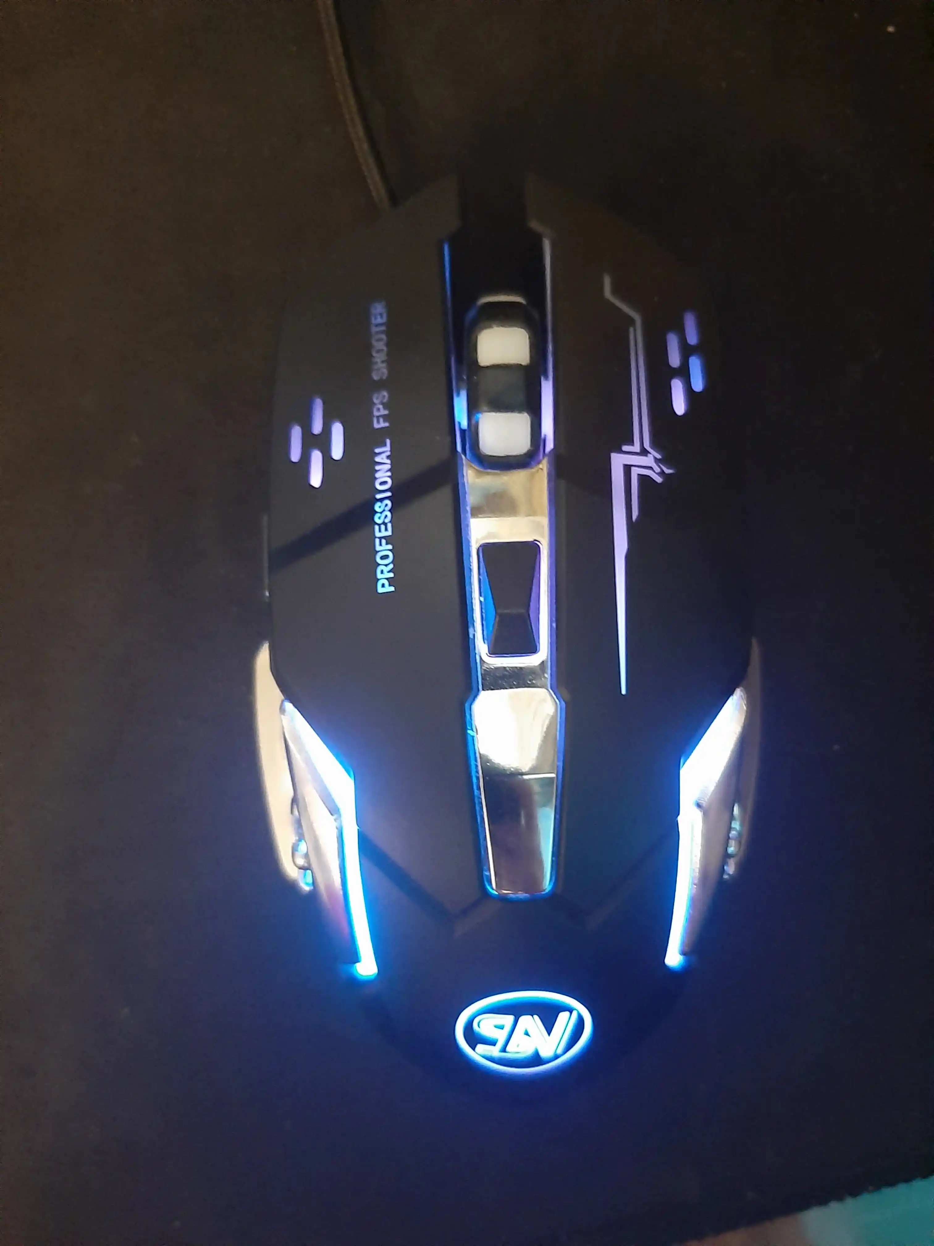 Проводная  игровая мышь GM6,  3200DPI со светодиодом RGB